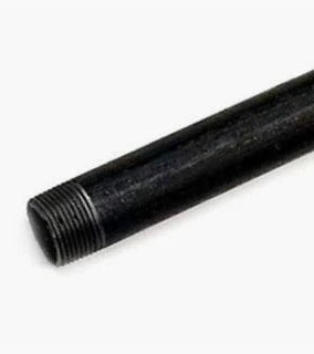 Align Black Steel Schedule 40 Threaded with Ridge Cap 1-1/2" Pipe 10ft length (for use with the PBOOM base)